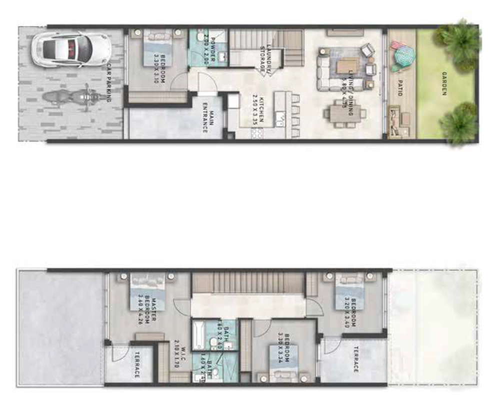 DAMAC Lagoons Floor Plan